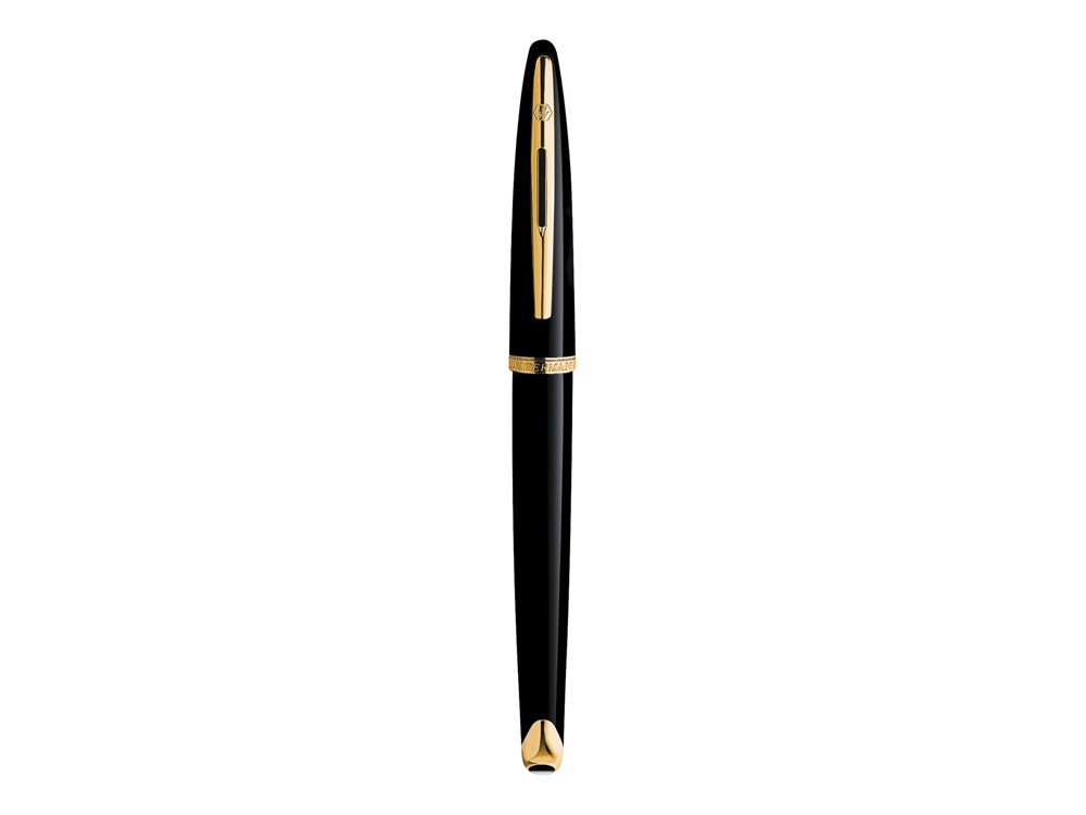 Ручка перьевая Waterman Carene Black Sea GT F, черный/золотистый