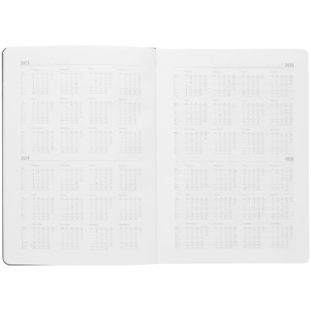 Ежедневник New Factor Metal, серый Ежедневник New Factor Metal, серый