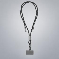Шнурок-держатель для телефона с зарядным кабелем USB-C на USB-C/Lightning Lany Eco Charge, серый