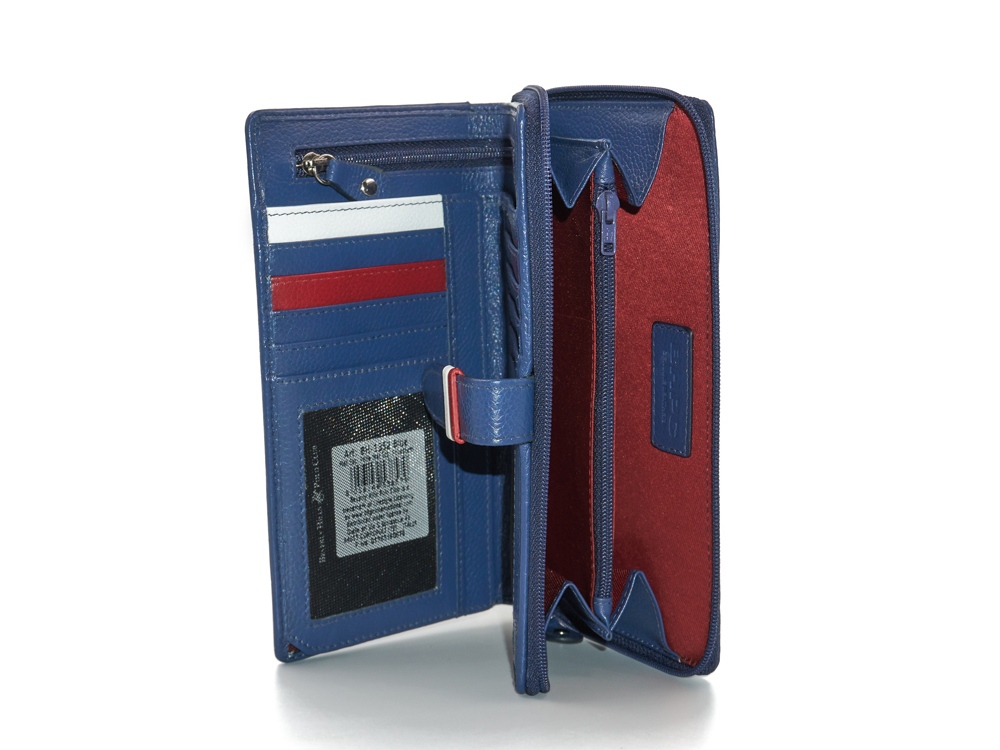 Кошелек унисекс Beverly Hills Polo Club, синий