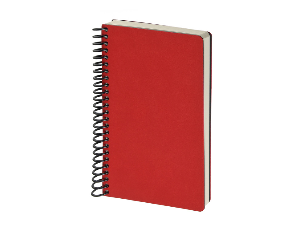 Ежедневник недатированный на спирали А5 Agenda, красный (Р)