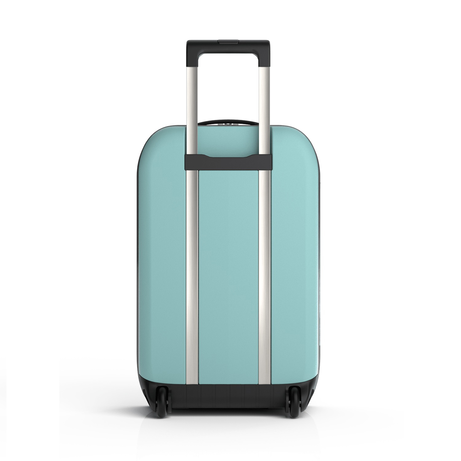 Чемодан складной Rollink Vega II 55x40x20 см, 2 колеса, бирюзовый