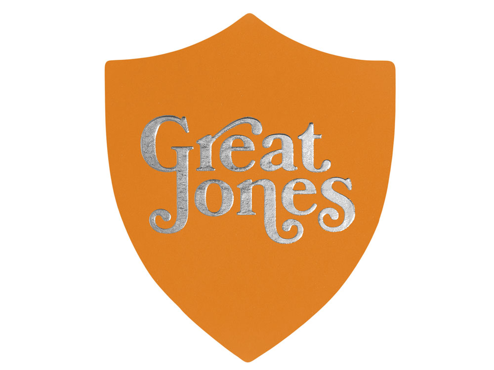 ПАТЧ ЩИТ soft-touch (оранжевый ) 6,6 х 5,5 см