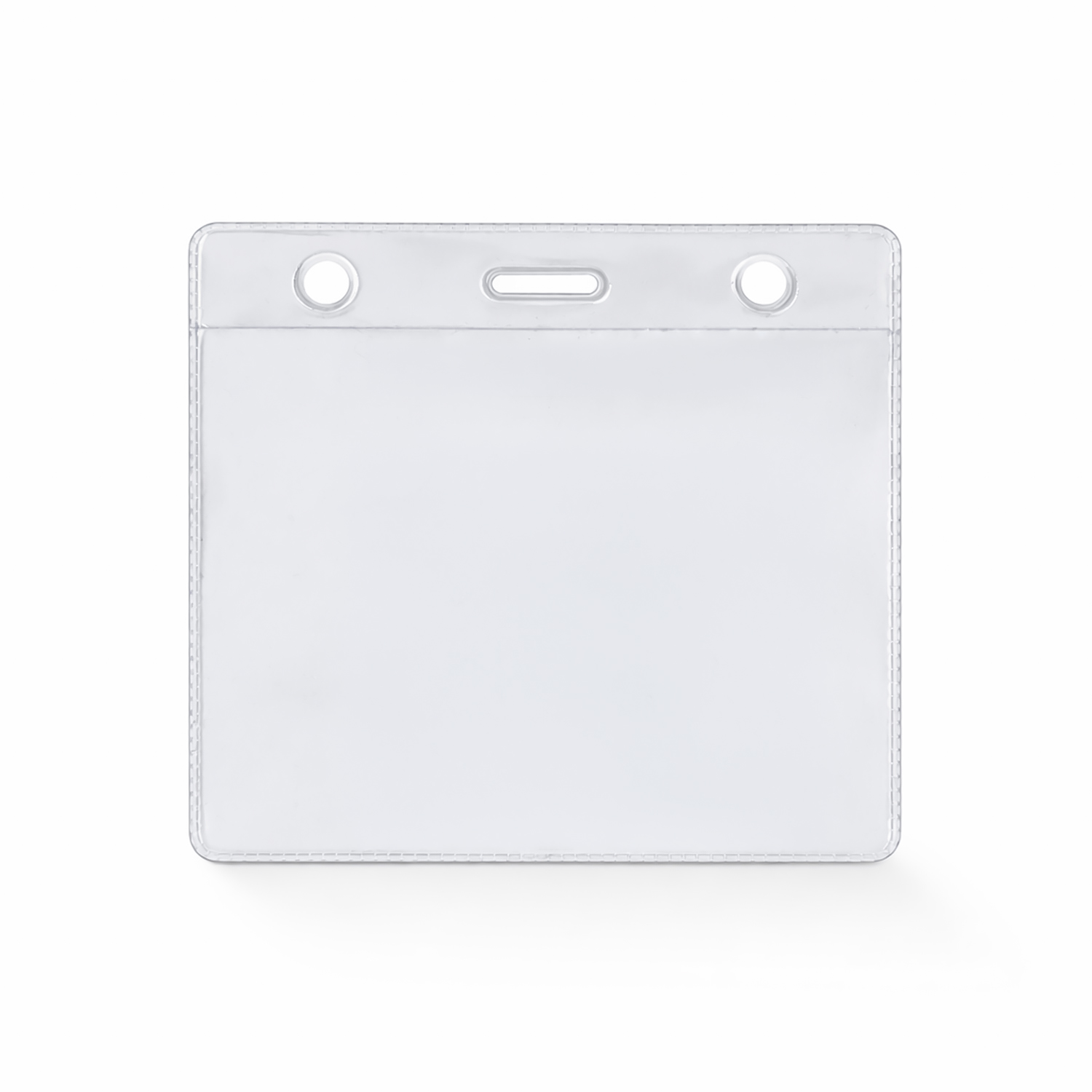 Карман для бейджа Track, горизонтальный, 10,5х9,4см (прозрачный) Карман для бейджа Track, горизонтальный, 10,5х9,4см (прозрачный)