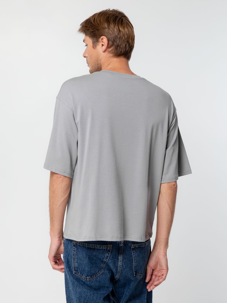 Футболка унисекс оверсайз Street Vibes, серая Футболка унисекс оверсайз Street Vibes, серая