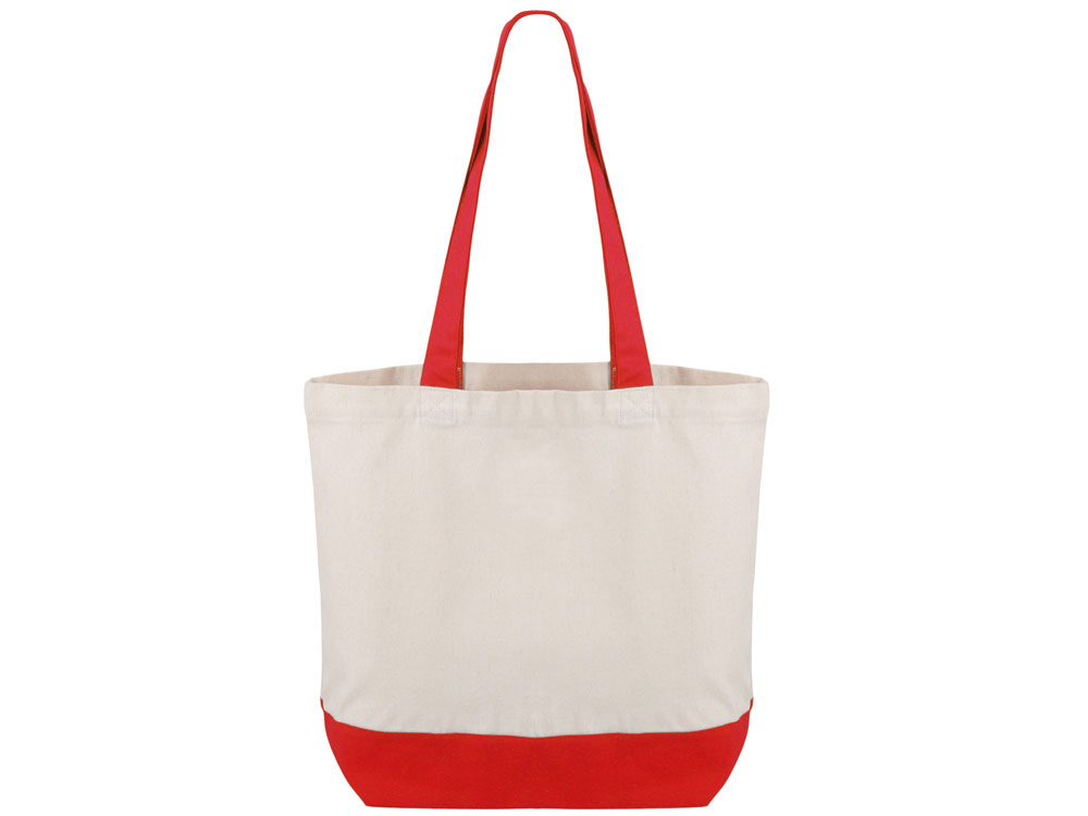 Сумка для шоппинга Cotton из переработанного хлопка 280 г, красный Сумка для шоппинга Cotton из переработанного хлопка 280 г, красный