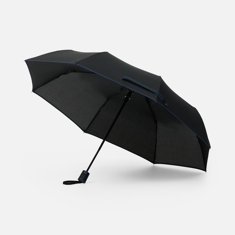 Зонт складной Edgeline, темно-синий