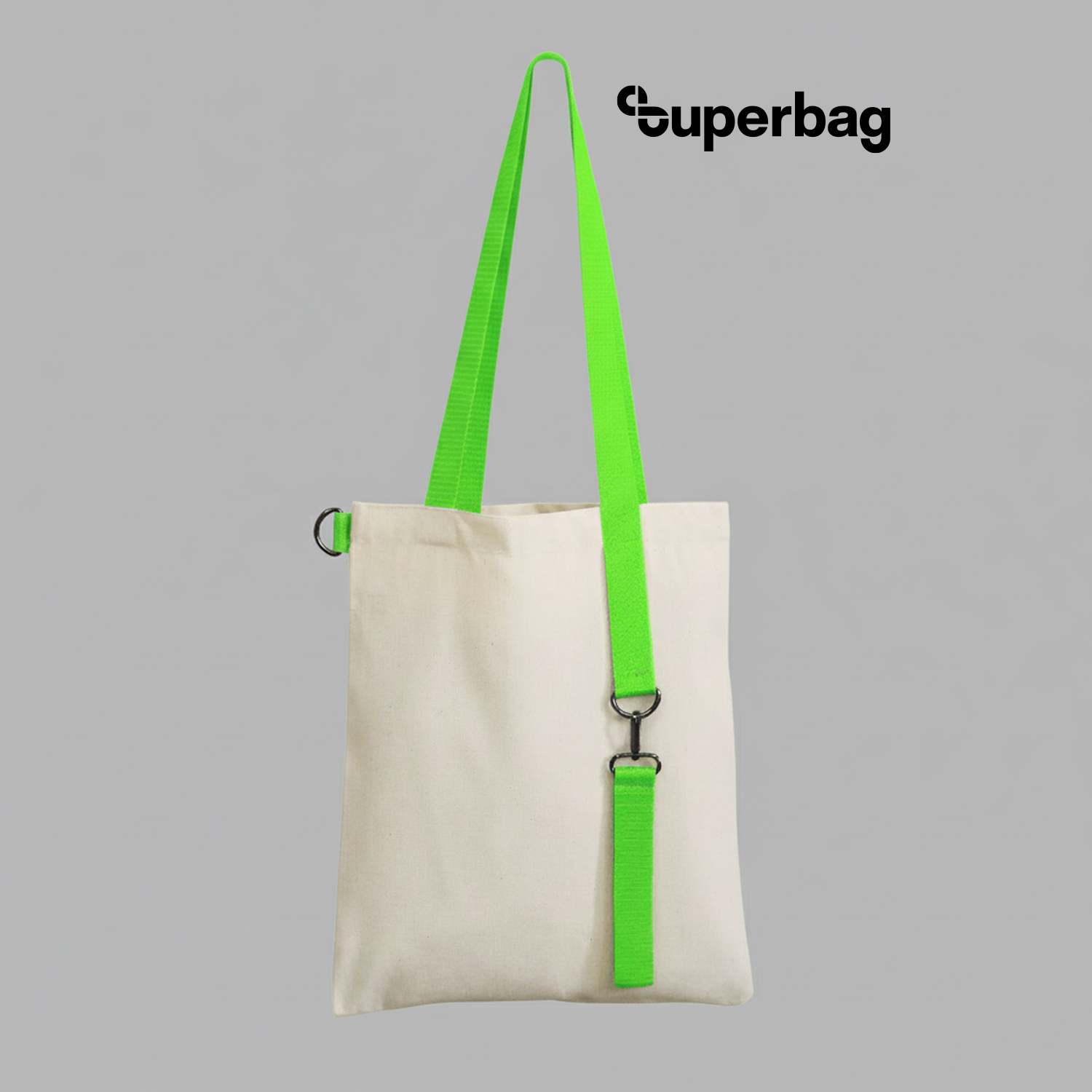 Шоппер Superbag с ремувкой 4sb (неокрашенный с салатовым) Шоппер Superbag с ремувкой 4sb (неокрашенный с салатовым)