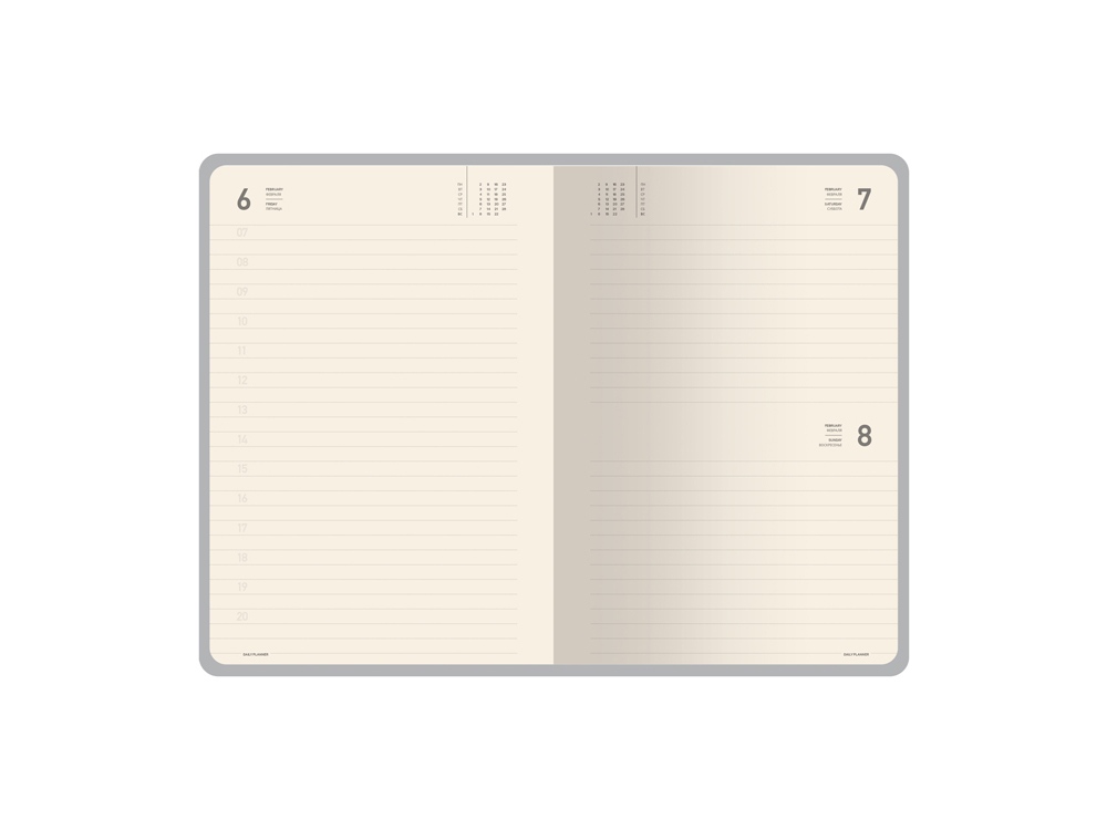 Ежедневник А5 датированный Megapolis Loft на 2026, фиолетовый