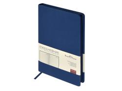 Ежедневник А5 Megapolis Color New soft-touch, синий Ежедневник А5 Megapolis Color New soft-touch, синий