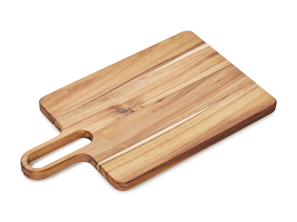 Деревянная доска с длинной ручкой из акации Вэй