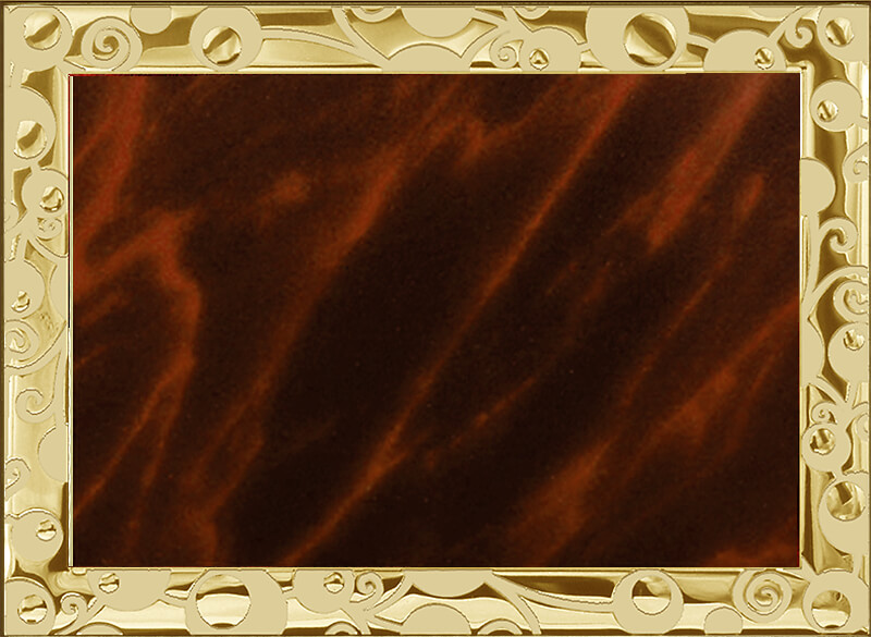 Диплом металлический (бордо)