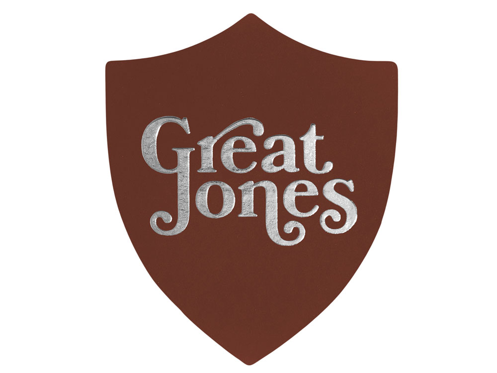 ПАТЧ ЩИТ soft-touch (коричневый ) 6,6 х 5,5 см