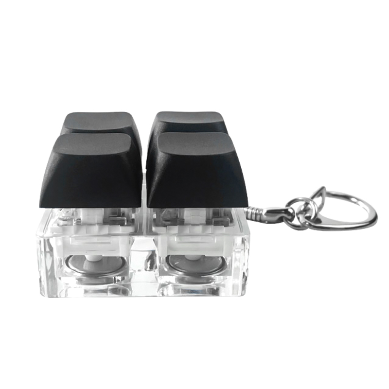 Брелок Press Anti Stress с LED подсветкой (фонарик), черный Брелок Press Anti Stress с LED подсветкой (фонарик), черный