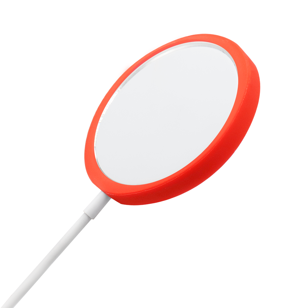 Беспроводное магнитное зарядное устройство Fomax 15W To Go, белый/красный