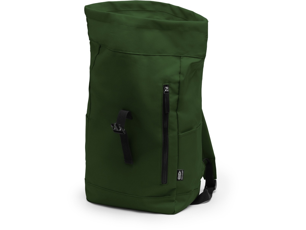 Рюкзак из RPET полиэстера DRONTE, темно-зеленый