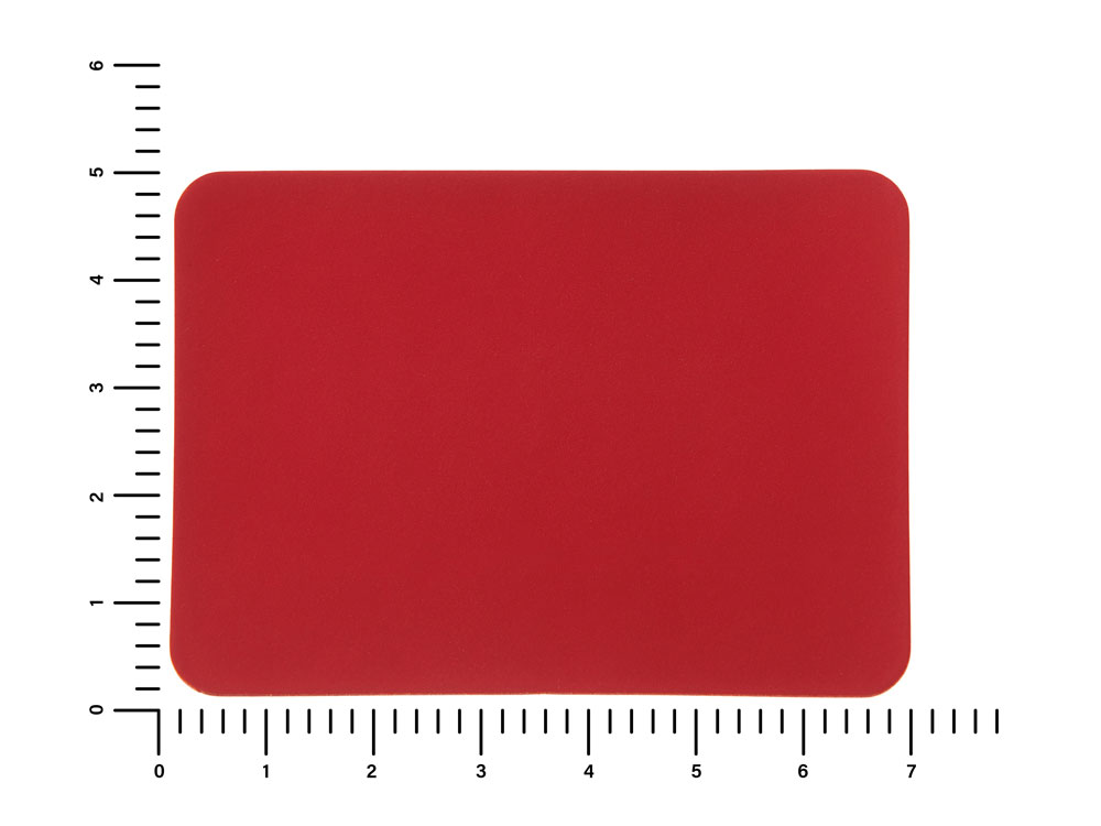 ПАТЧ ПРЯМОУГОЛНЫЙ soft-touch (красный) 5,0 х 7,0 см