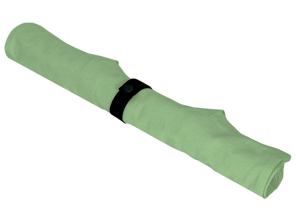 Сумка Fixy из переработанного хлопка с фиксирующей эластичной лентой, зеленое яблоко Сумка Fixy из переработанного хлопка с фиксирующей эластичной лентой, зеленое яблоко