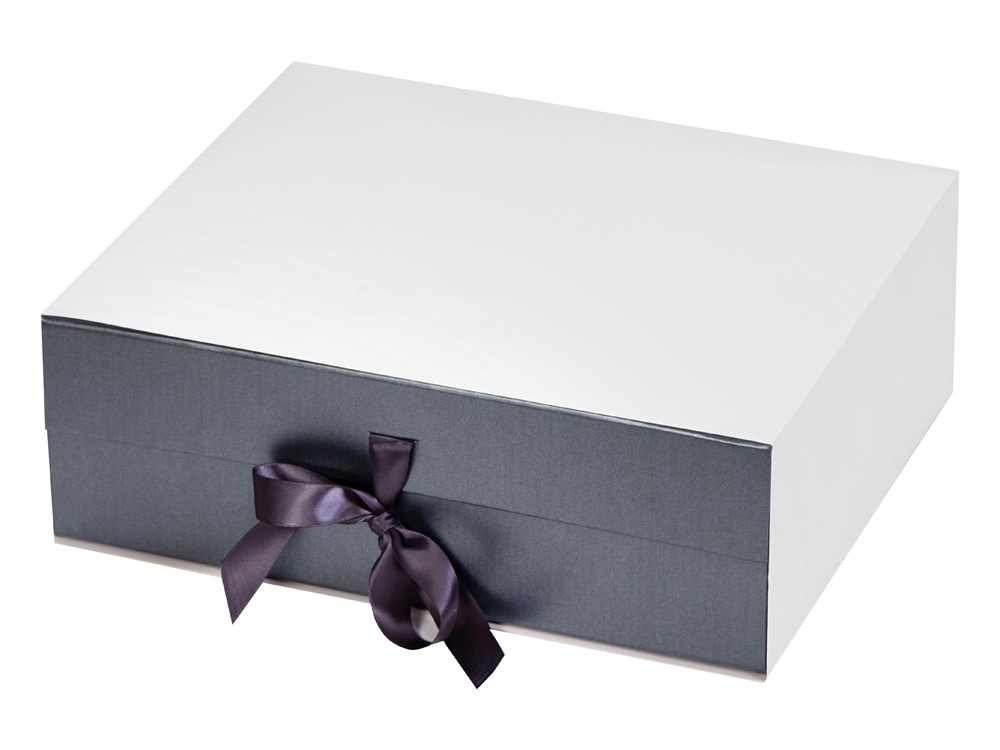 Коробка разборная на магнитах с лентами, черный Коробка разборная на магнитах с лентами, черный