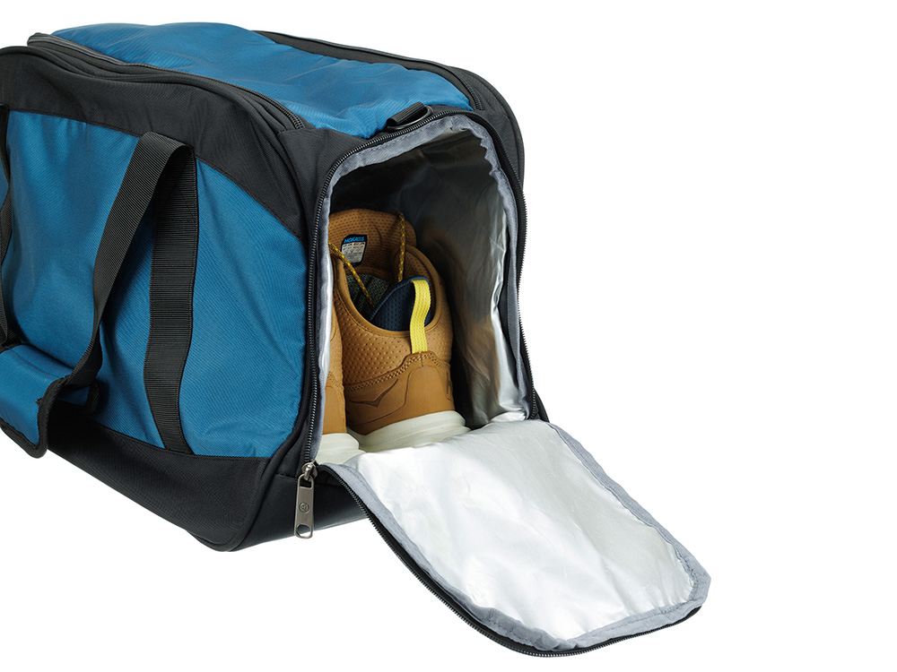 Сумка спортивная TORBER, синий/черный, полиэстер, 52 х 25 х 30 см Сумка спортивная TORBER, синий/черный, полиэстер, 52 х 25 х 30 см