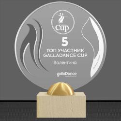 Акриловая награда с лазерной гравировкой