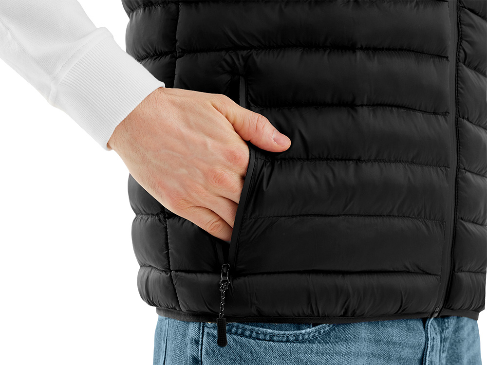 Стеганый жилет Uniqloud, черный Стеганый жилет Uniqloud, черный