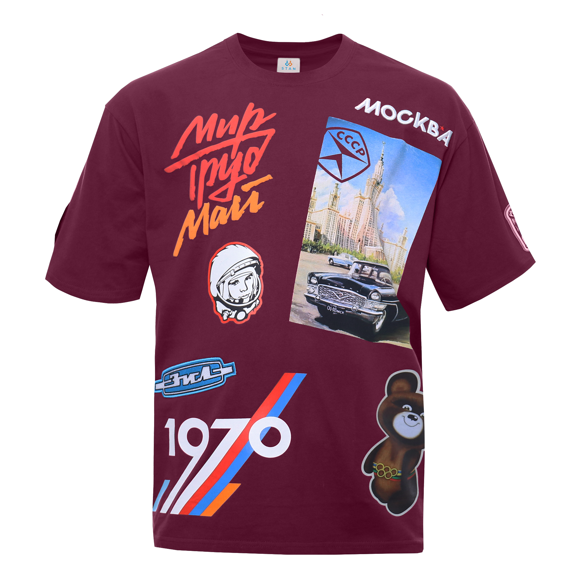 Футболка оверсайз STAN хлопок 240, 56_CCCР