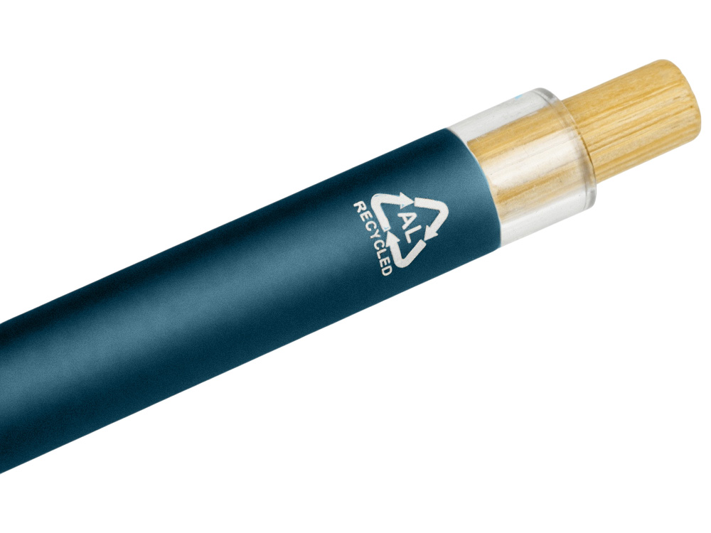 Ручка из переработанного алюминия Blossom, полуночный синий