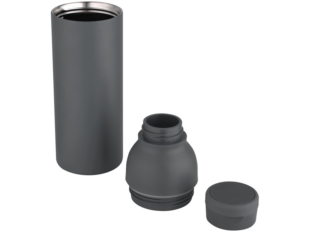 Illuminate бутылка-термос для воды с двойными стенками объемом 650 мл из переработанной нержавеющей стали, сертифицированной по стандарту RCS - Twilight Grey