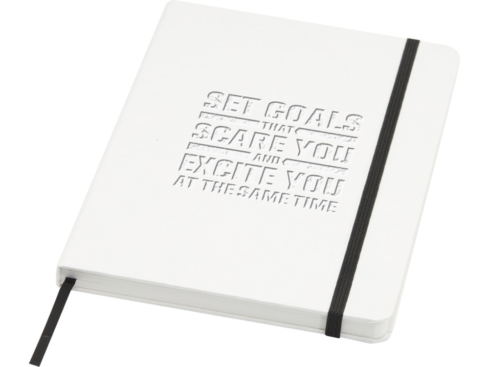 Holm блокнот формата А5 из каменной бумаги с линованными страницами - Белый