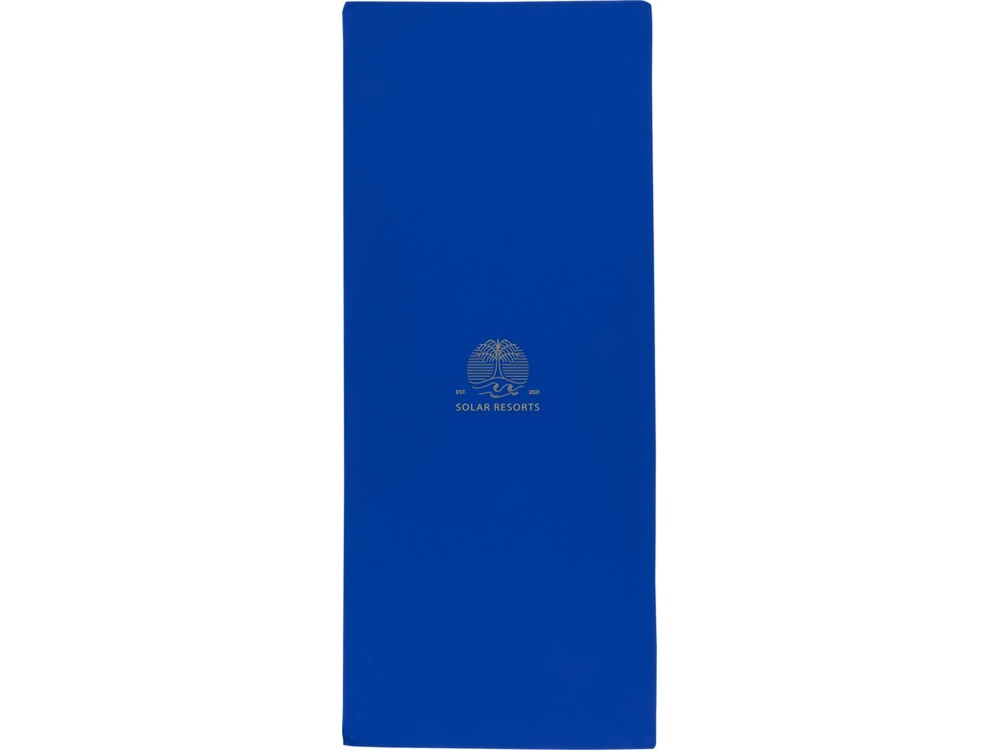 Lucas спортивное полотенце из переработанного полиэстера 30х80 см - Ярко-синий