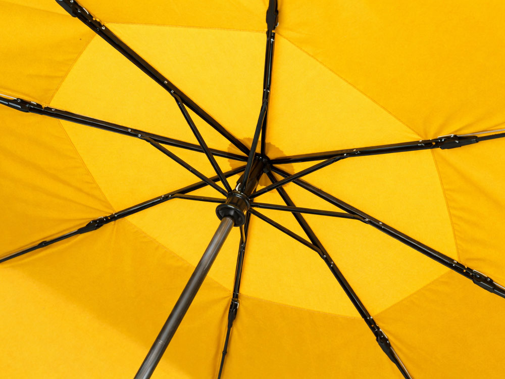 Зонт-автомат складной Кэнопи, желтый