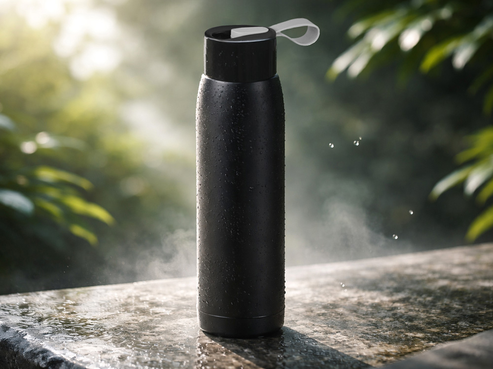 Термобутылка Grace 320мл, черный