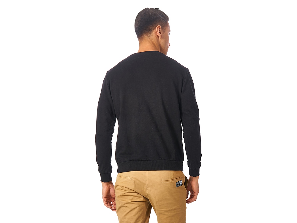 Свитшот Motion унисекс с начесом, черный Свитшот Motion унисекс с начесом, черный