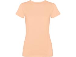Футболка Fiyi женская, светло-абрикосовый выстиранный Футболка Fiyi женская, светло-абрикосовый выстиранный