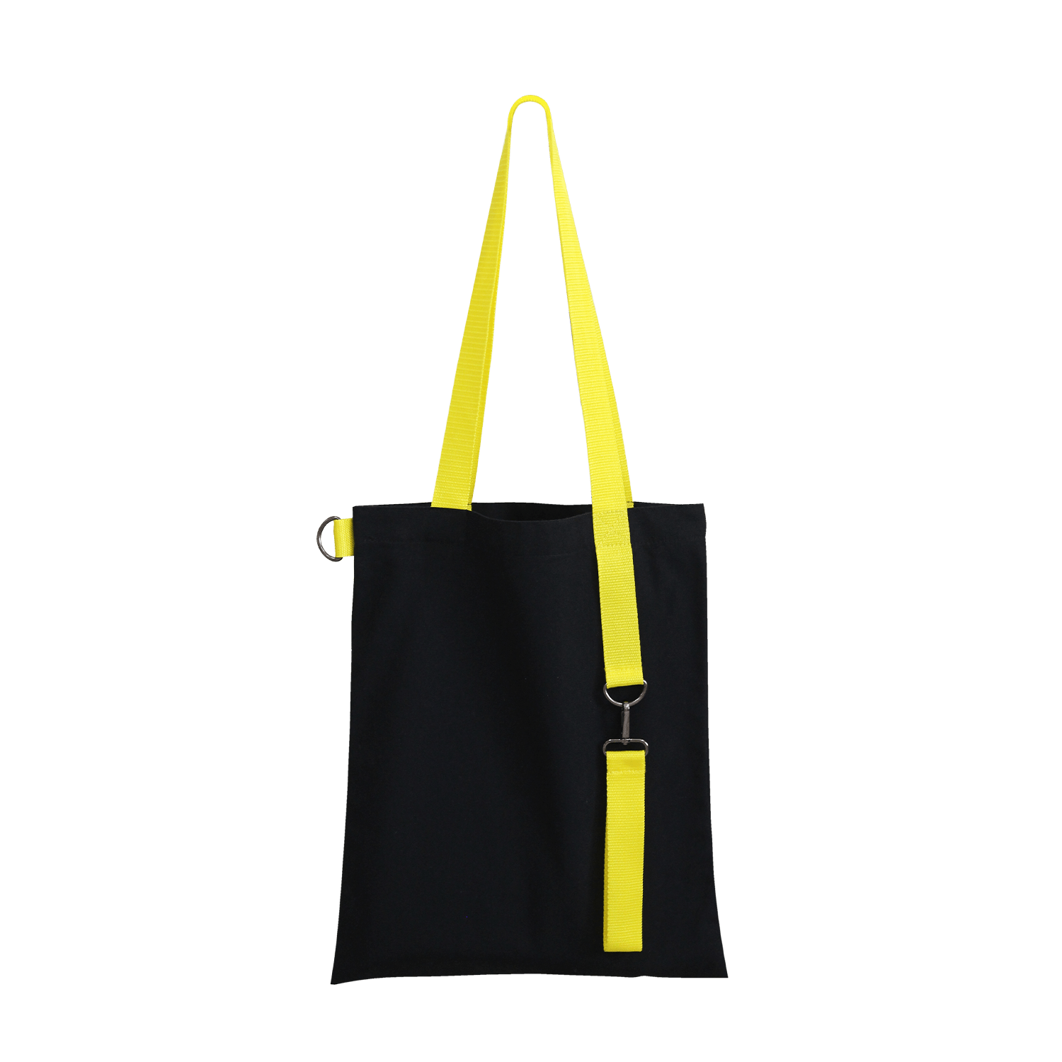 Шоппер Superbag black (чёрный с жёлтым)