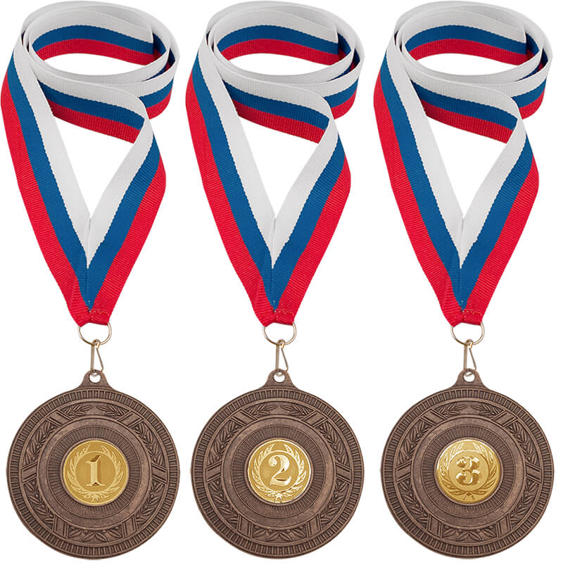 Комплект медалей 1,2,3 место