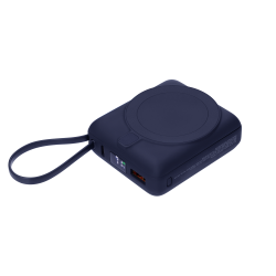 Внешний аккумулятор с подсветкой Ritter PD 10000mAh с функцией беспроводной зарядки 15W, синий