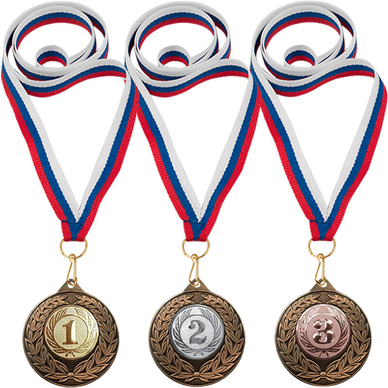 Комплект медалей 1,2,3 место Комплект медалей 1,2,3 место