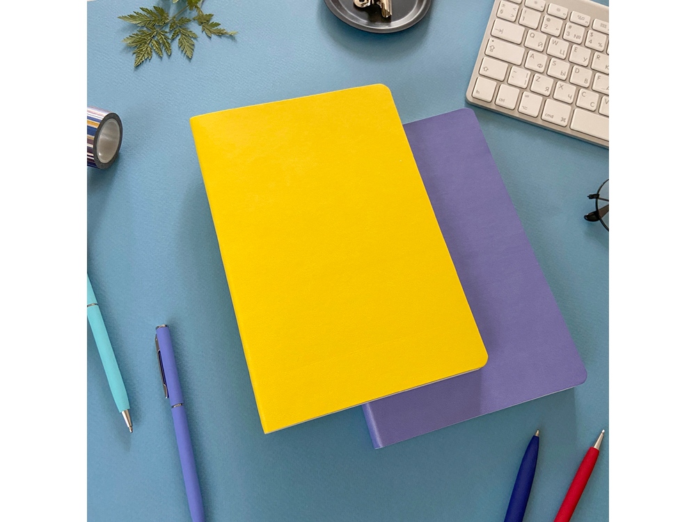 Ежедневник А5 недатированный Megapolis Flex, желтый