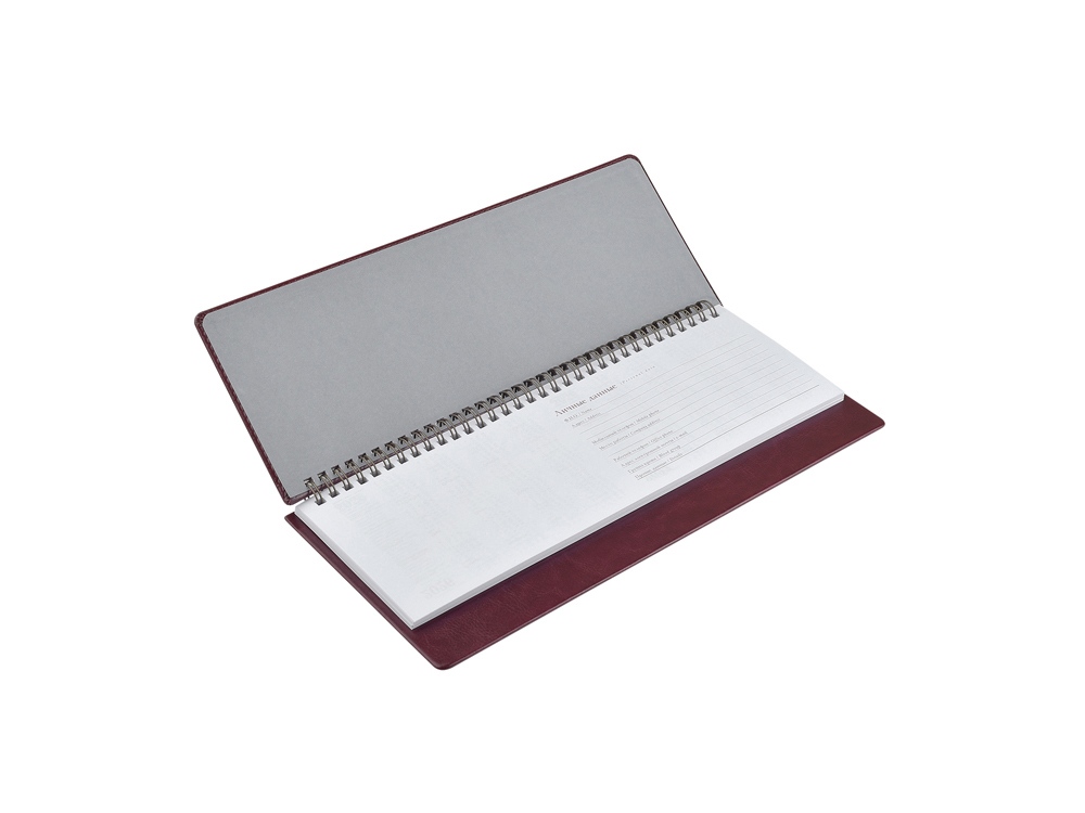 Планинг ГР. датированный Sidney Nebraska 2022, бордовый