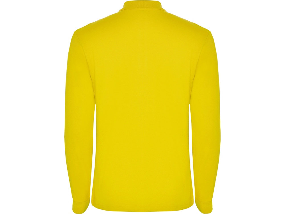 Рубашка поло Estrella мужская с длинным рукавом, желтый