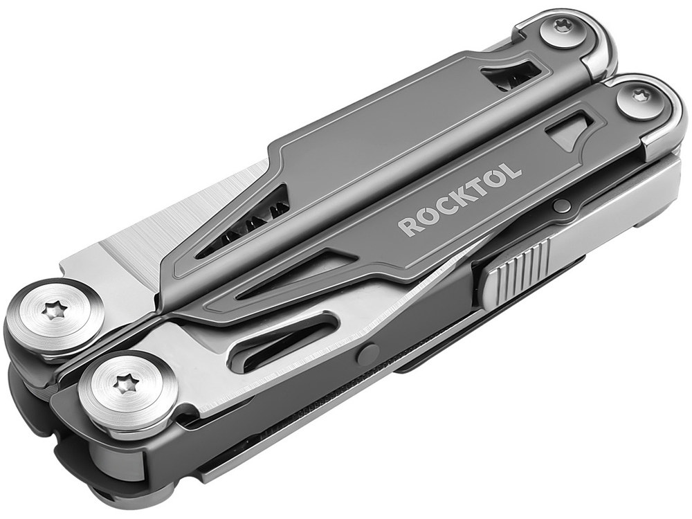 Мультитул Rocktol 19 в 1 с титановыми ручками, нейлоновый чехол, подарочная коробка