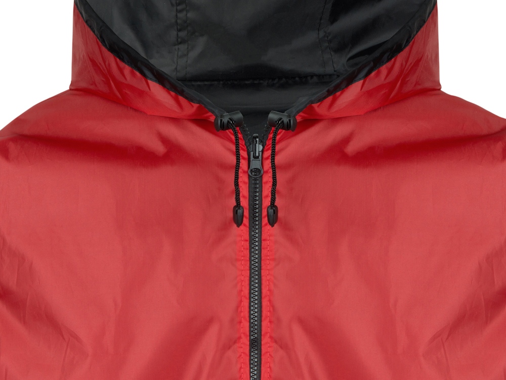 Дождевик Bi-color унисекс, красный/черный