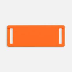 Лейбл из ПВХ Kova, оранжевый неон