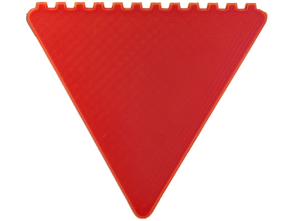 Треугольный скребок Frosty, красный