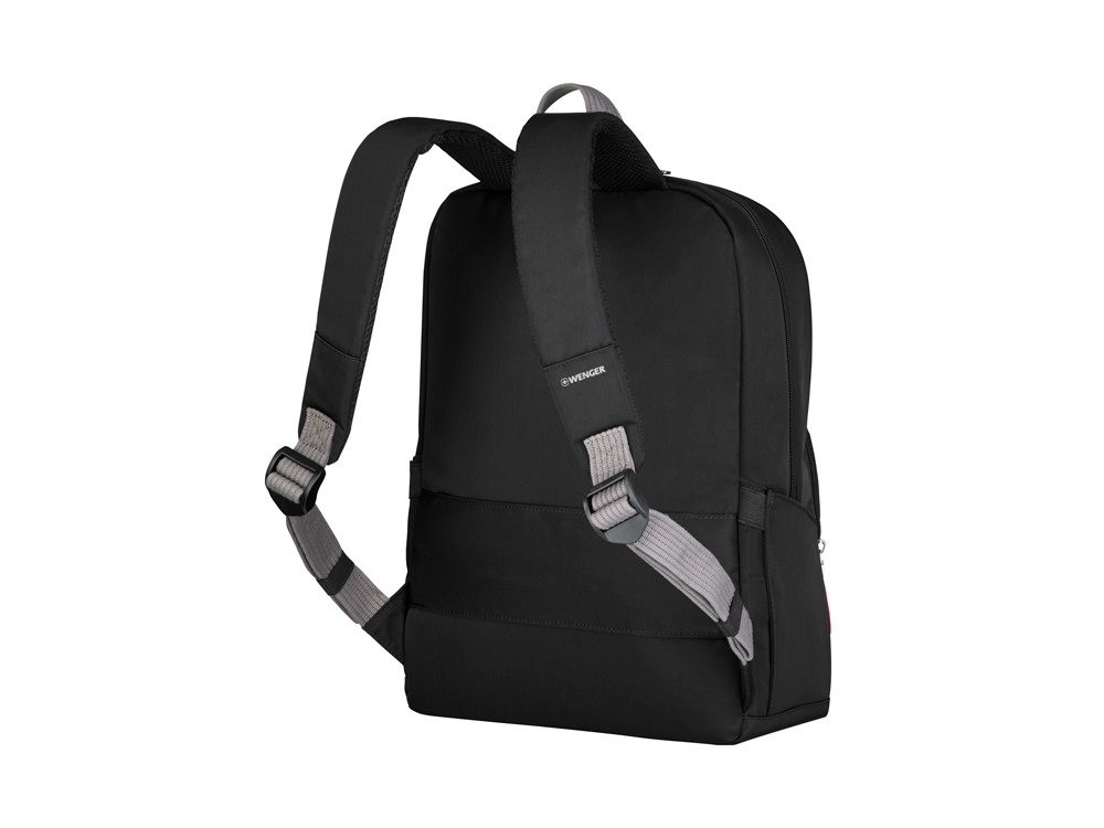 Рюкзак WENGER Motion 15.6, черный, нейлон, 31x17x42 см, 20 л