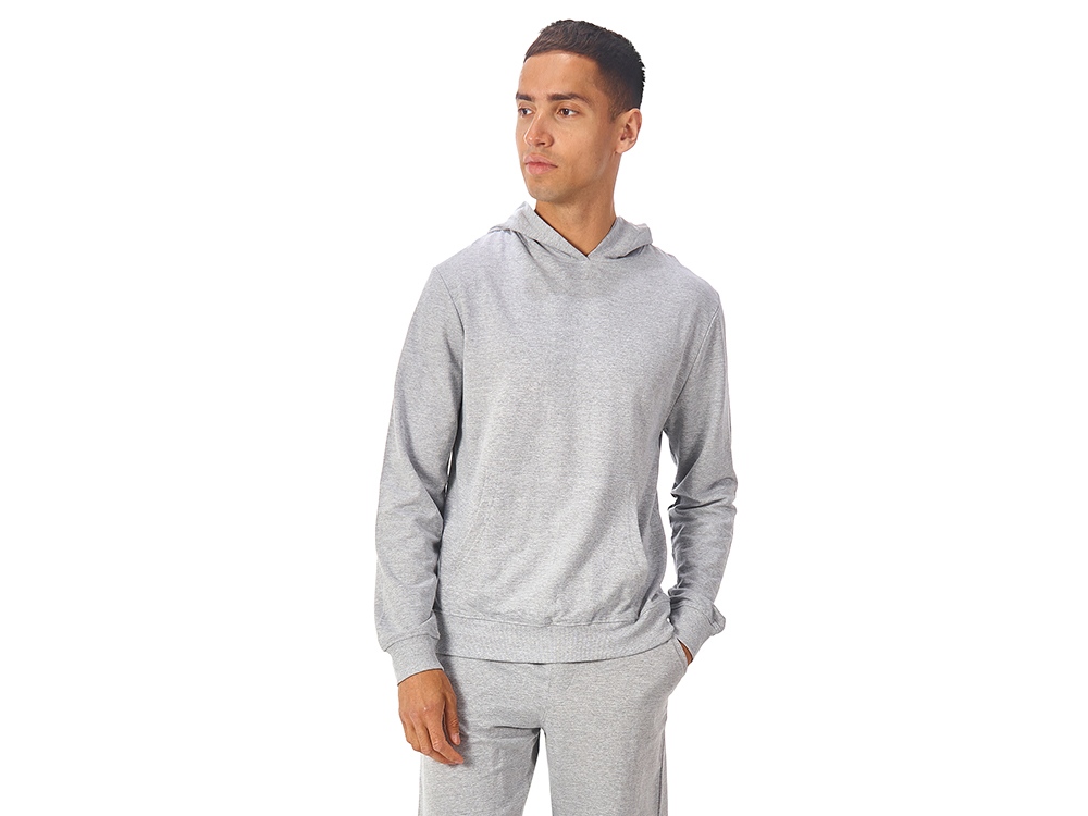 Худи Warsaw, футтер 230гр 2XL, серый меланж