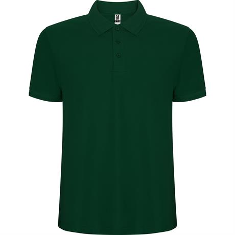 Футболка поло PEGASO PREMIUM мужская, БУТЫЛОЧНЫЙ ЗЕЛЕНЫЙ S