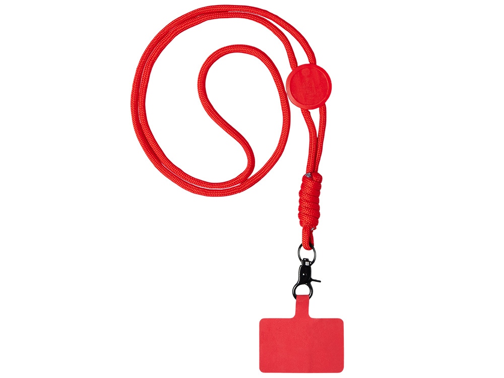 Ремешок на шею для телефона Нэко, красный